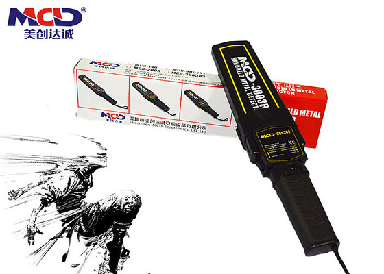 CE อนุมัติ MCD 3003B2 การตรวจคัดกรองแบบใช้มือถือ Wands น้ำหนักสุทธิ 360g